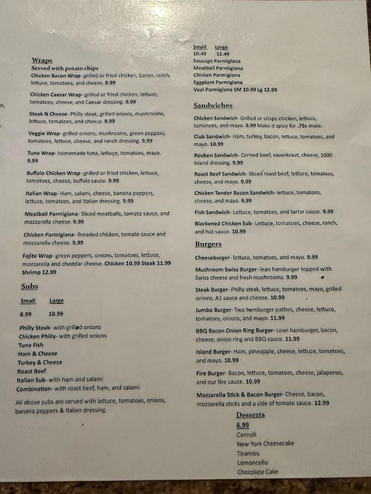 Three Guys Italian Ahoskie NC Menu image 3